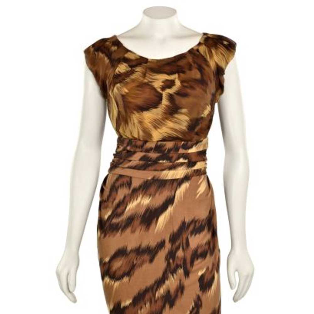 Diane Von Furstenberg Jamila Animal Print Dress - image 6