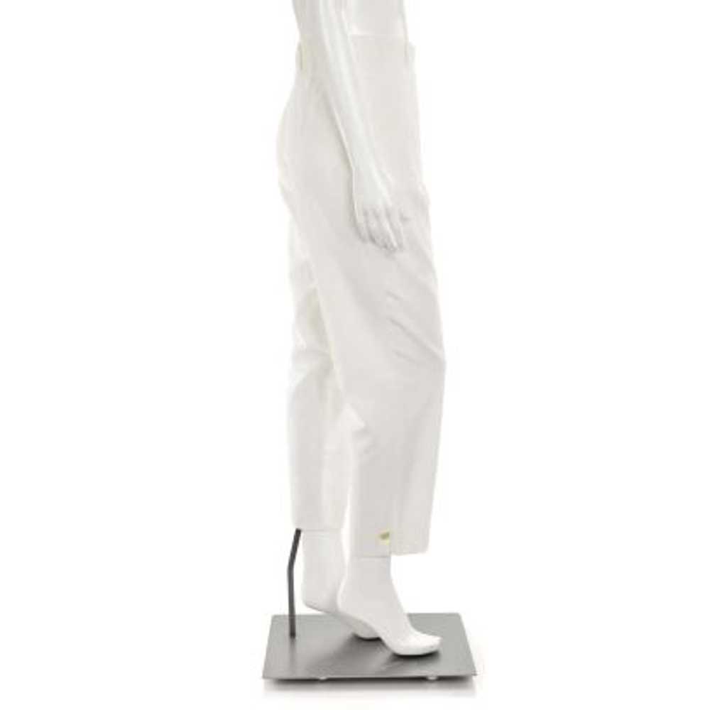 Escada Margaretha Ley White Wool Pants w/ Starfis… - image 3