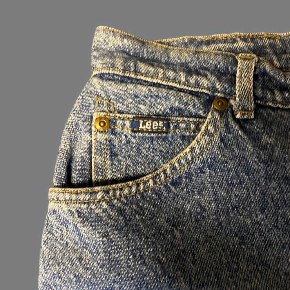 Lee × Vintage Vintage 90s Lee Stone Wash Jeans - image 2