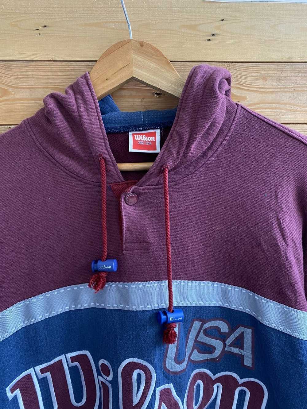 Japanese Brand × Vintage Vtg wilson usa hoodie - image 5