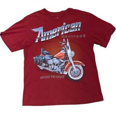 Vintage American heritage born to ride motorcycle… - image 1