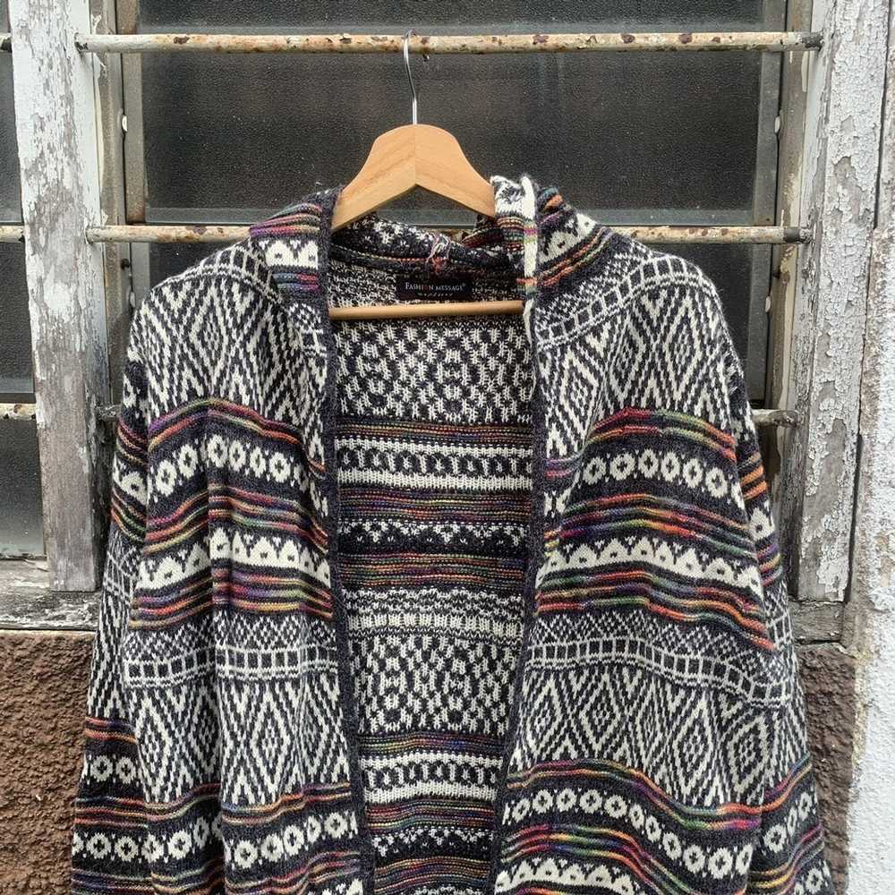 Aran Isles Knitwear × Cardigan × Navajo Unbranded… - image 2