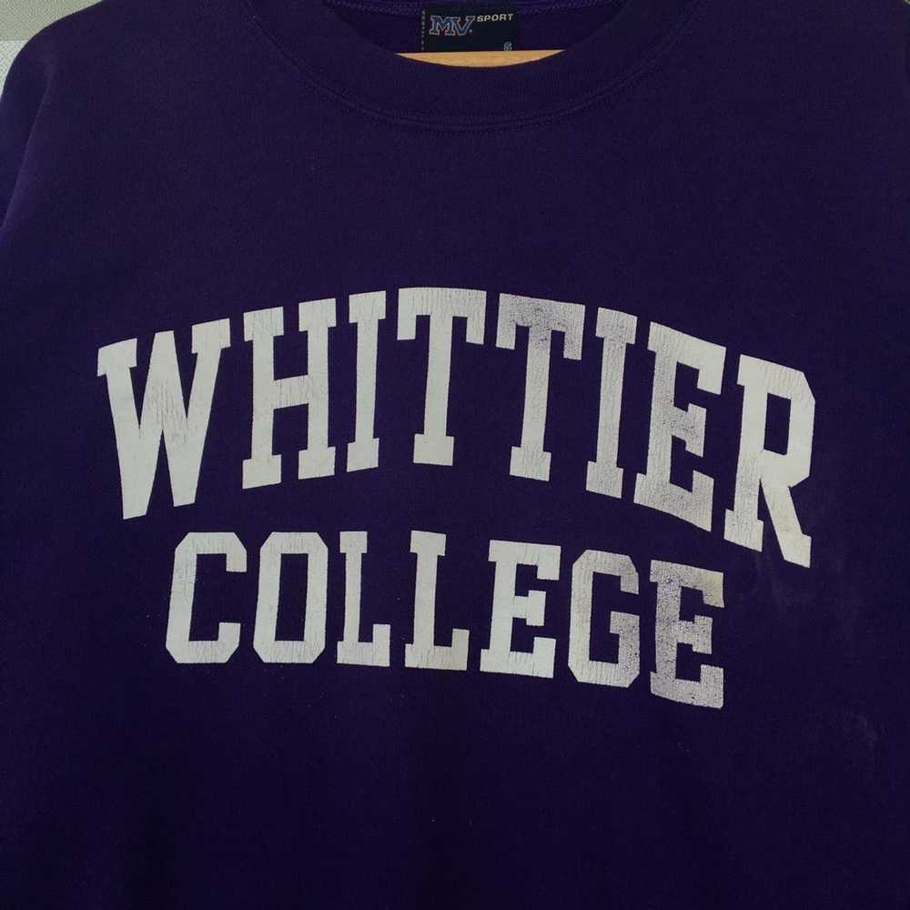 Japanese Brand × Vintage Whittier College Sweatsh… - image 4