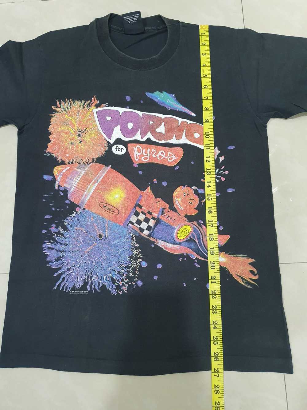 Vintage Vintage 1993 Porno For Pyrus Band Tee Mad… - image 2