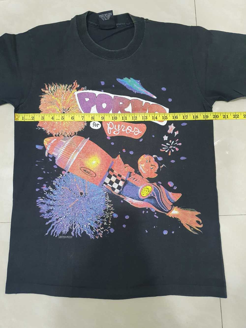 Vintage Vintage 1993 Porno For Pyrus Band Tee Mad… - image 3