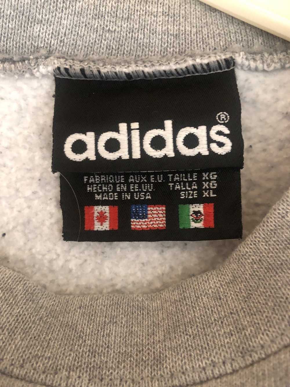 Adidas Vintage Adidas Sweatshirt Big Logo Embroid… - image 4