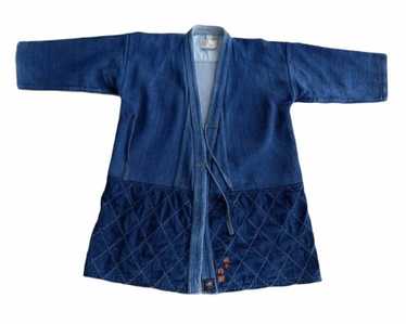 Indigo × Kimono Japan Dragon Kendo Kimono Indigo … - image 1