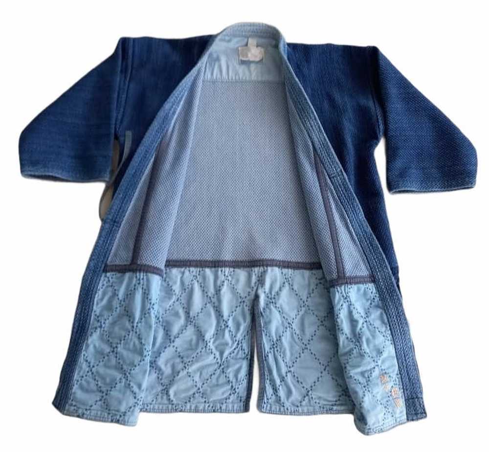 Indigo × Kimono Japan Dragon Kendo Kimono Indigo … - image 7