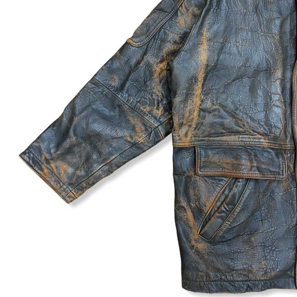 Grailed × Leather Jacket × Vintage VINTAGE LEATHE… - image 3