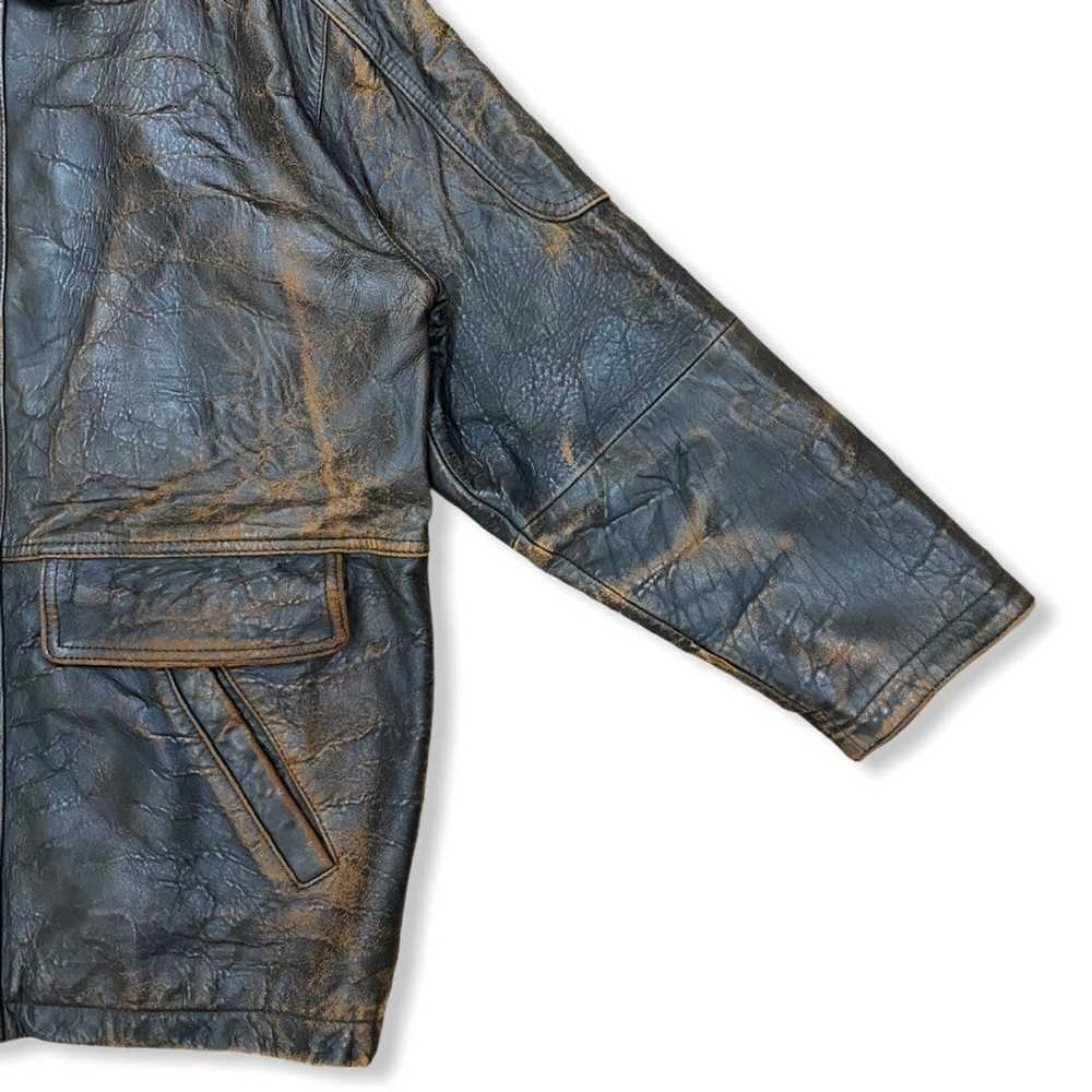 Grailed × Leather Jacket × Vintage VINTAGE LEATHE… - image 4