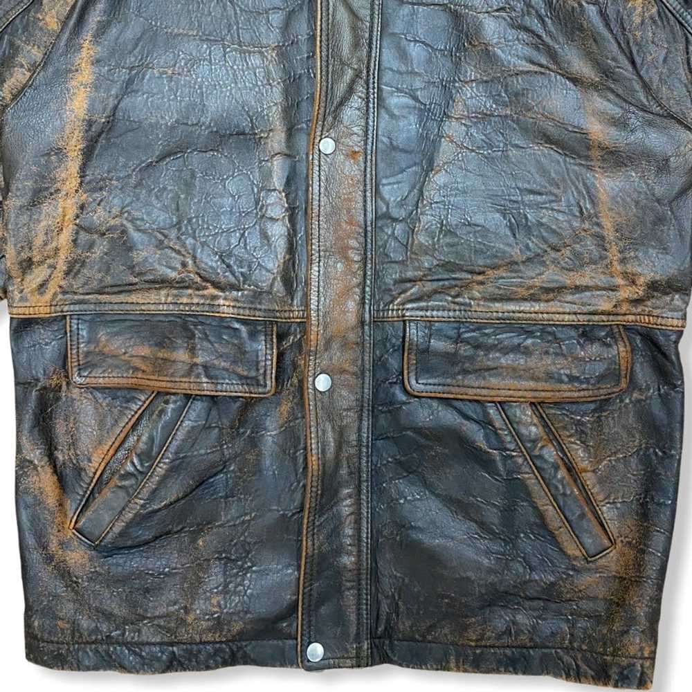 Grailed × Leather Jacket × Vintage VINTAGE LEATHE… - image 5