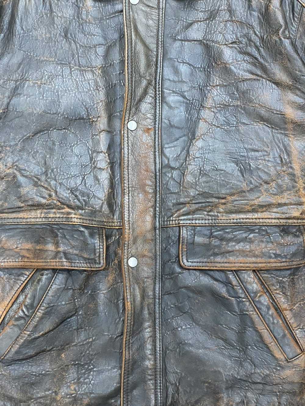 Grailed × Leather Jacket × Vintage VINTAGE LEATHE… - image 6