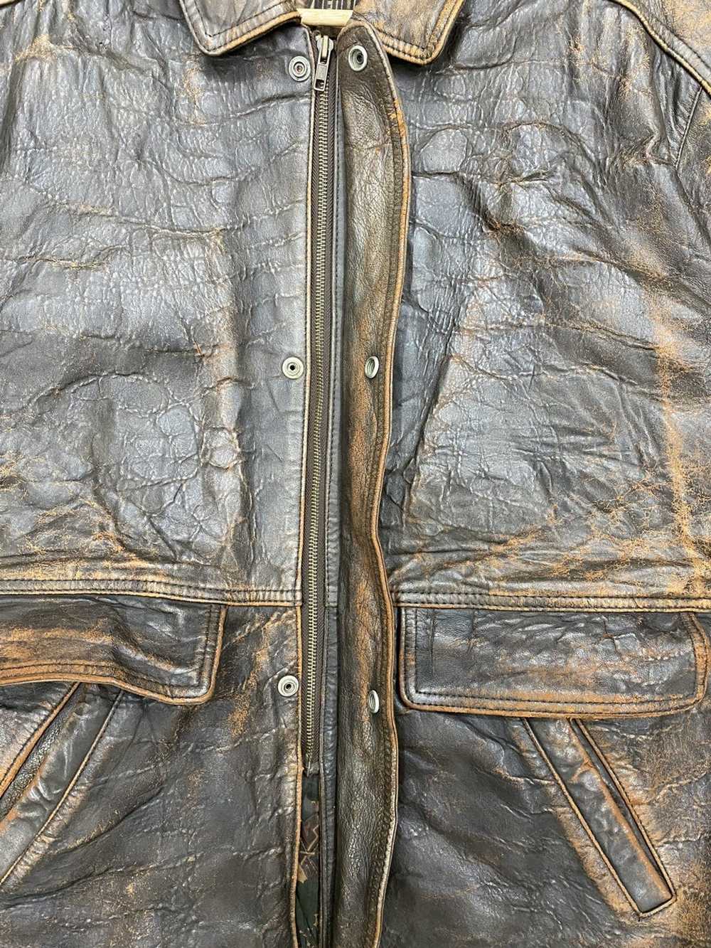 Grailed × Leather Jacket × Vintage VINTAGE LEATHE… - image 7