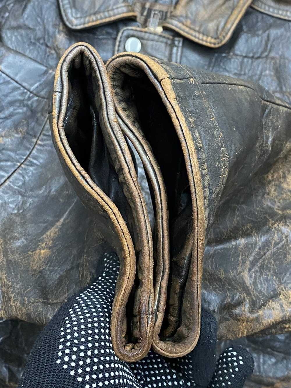 Grailed × Leather Jacket × Vintage VINTAGE LEATHE… - image 8