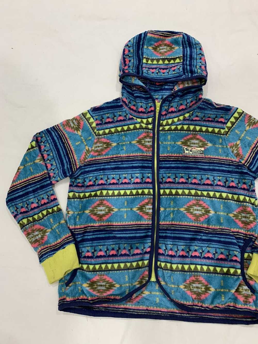 Japanese Brand × Navajo Titicaca Japan Hoodie Fle… - image 2