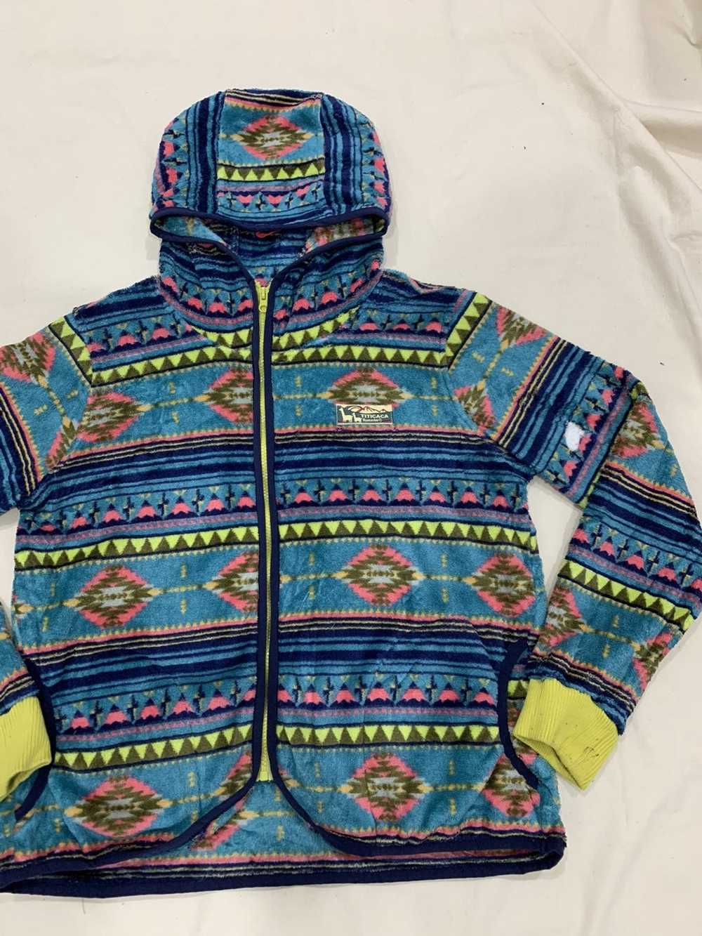 Japanese Brand × Navajo Titicaca Japan Hoodie Fle… - image 3