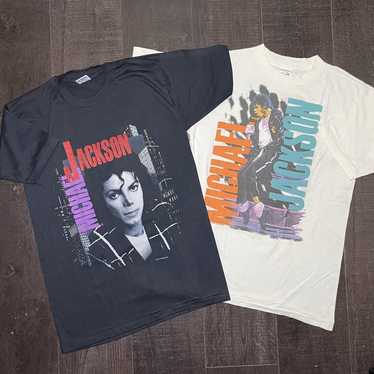 Vintage Michael Jackson Shirt original 1988 Concert Tour Promo Bad