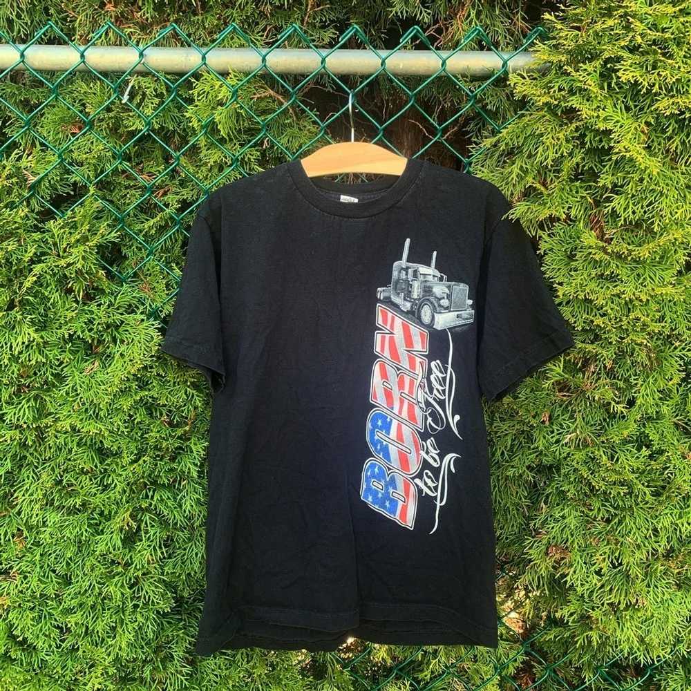 America × Other × Tee American Eagle Cotton Black… - image 1