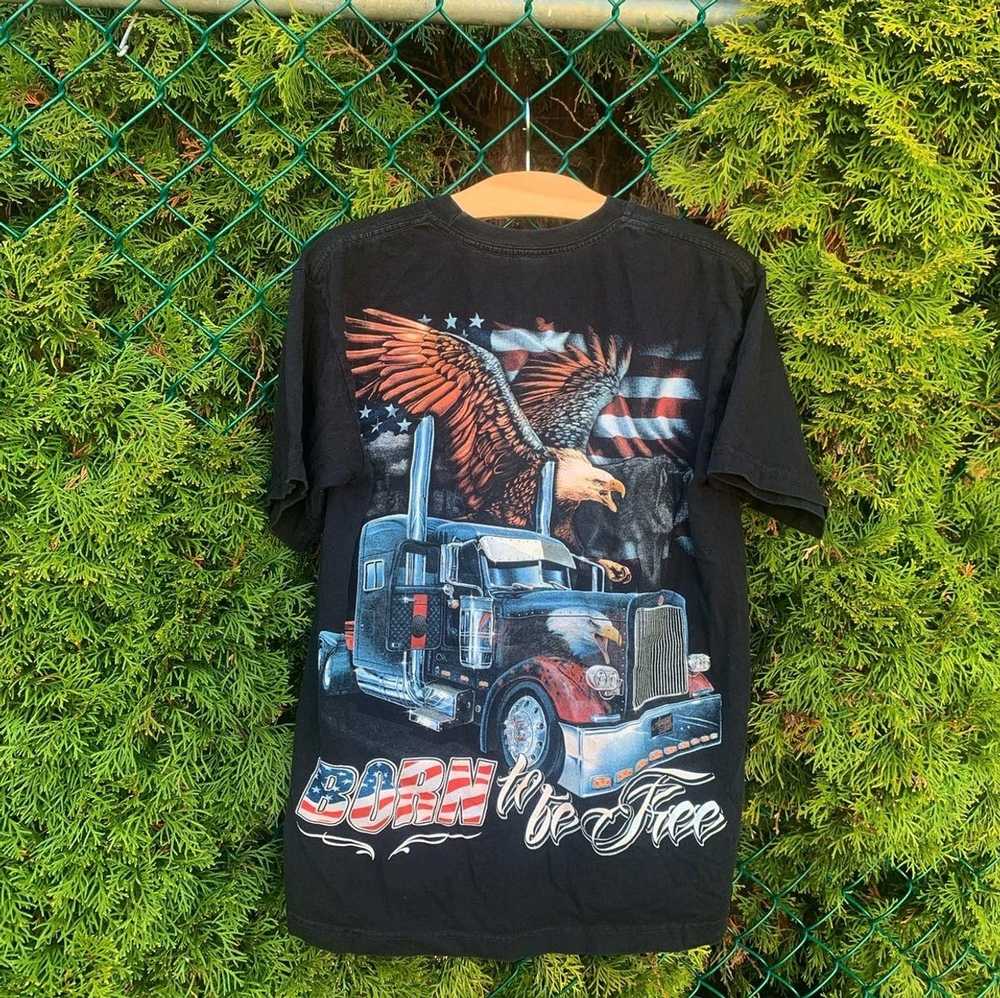 America × Other × Tee American Eagle Cotton Black… - image 2