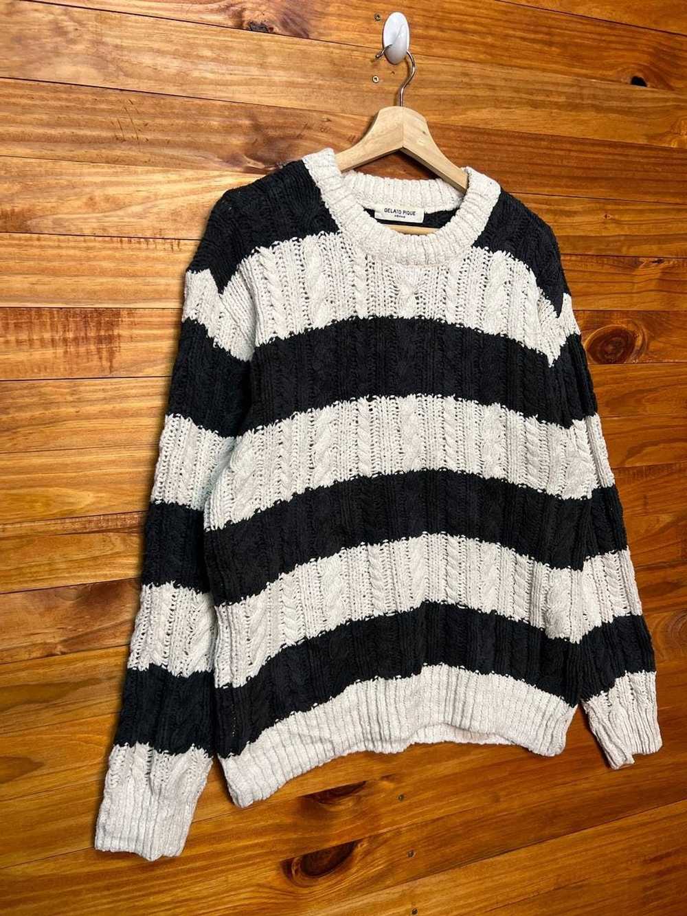 Japanese Brand Gelato Pique Homme Stripe Knitwear - image 3