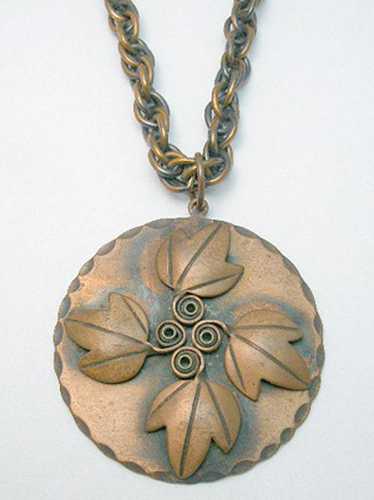 Rebajes Copper Leaves Pendant