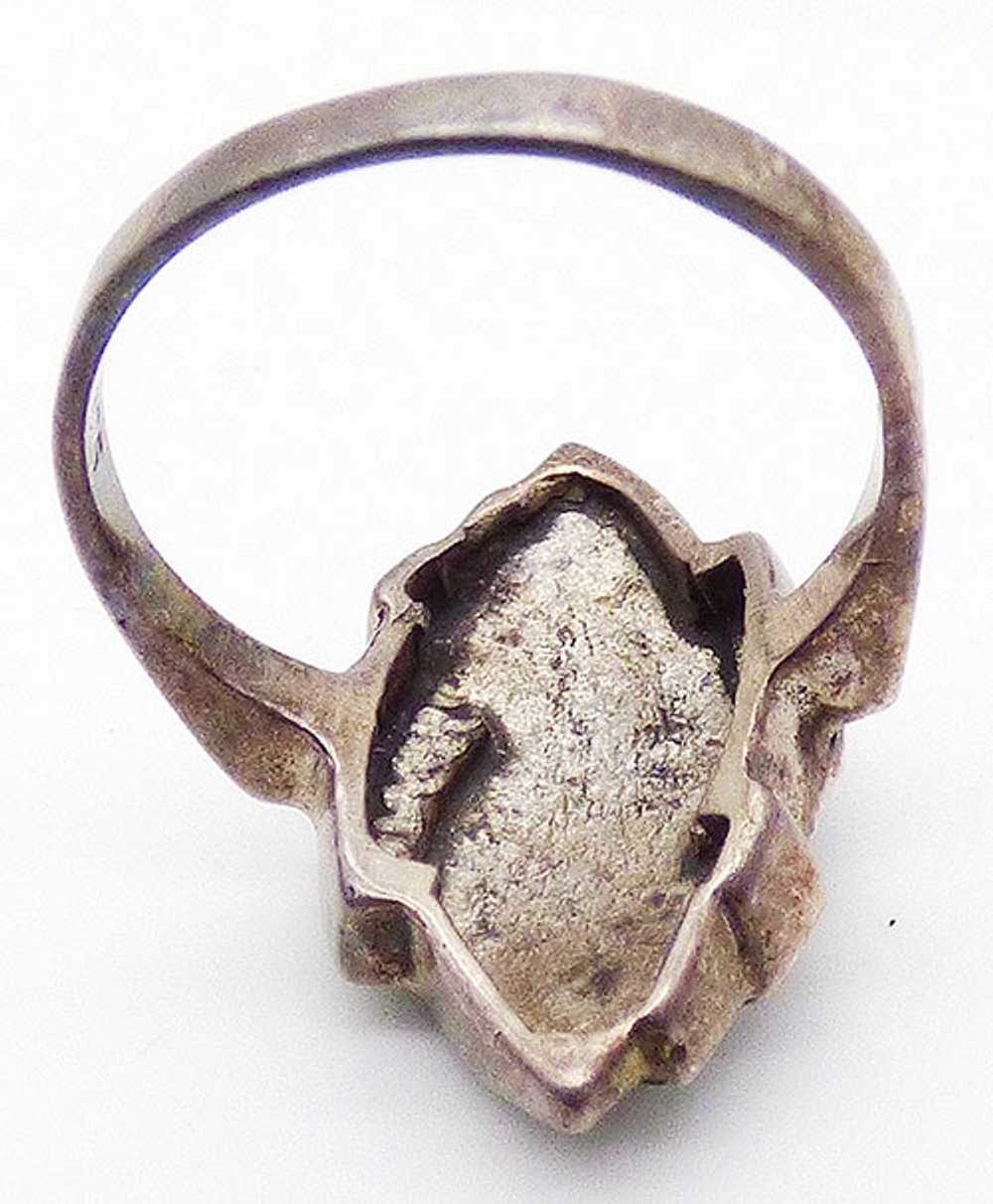 Sterling Silver Marcasite Ring - image 3