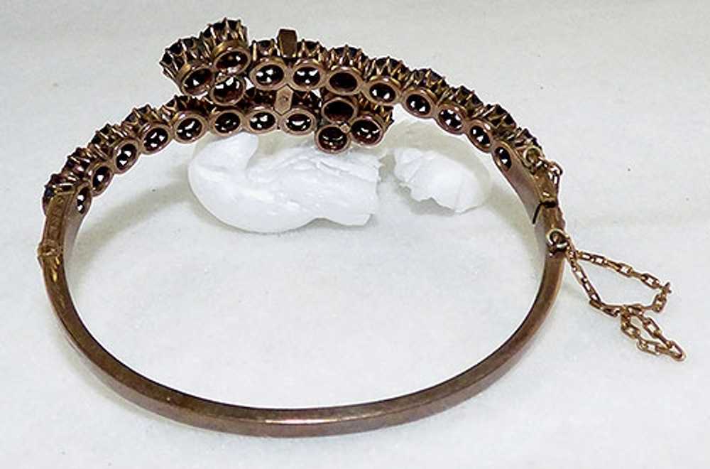 Victorian Garnet and Pearl Bypass Bracelet - image 3