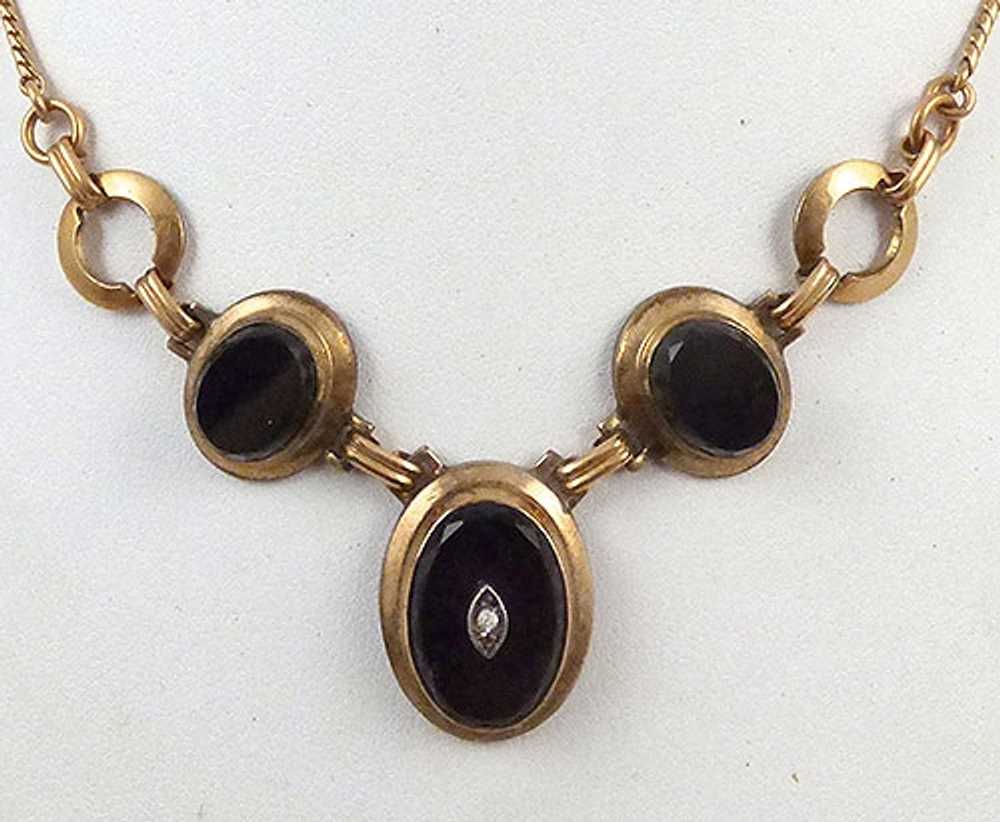 Curtis Creations (Curtman) Onyx Necklace - image 2