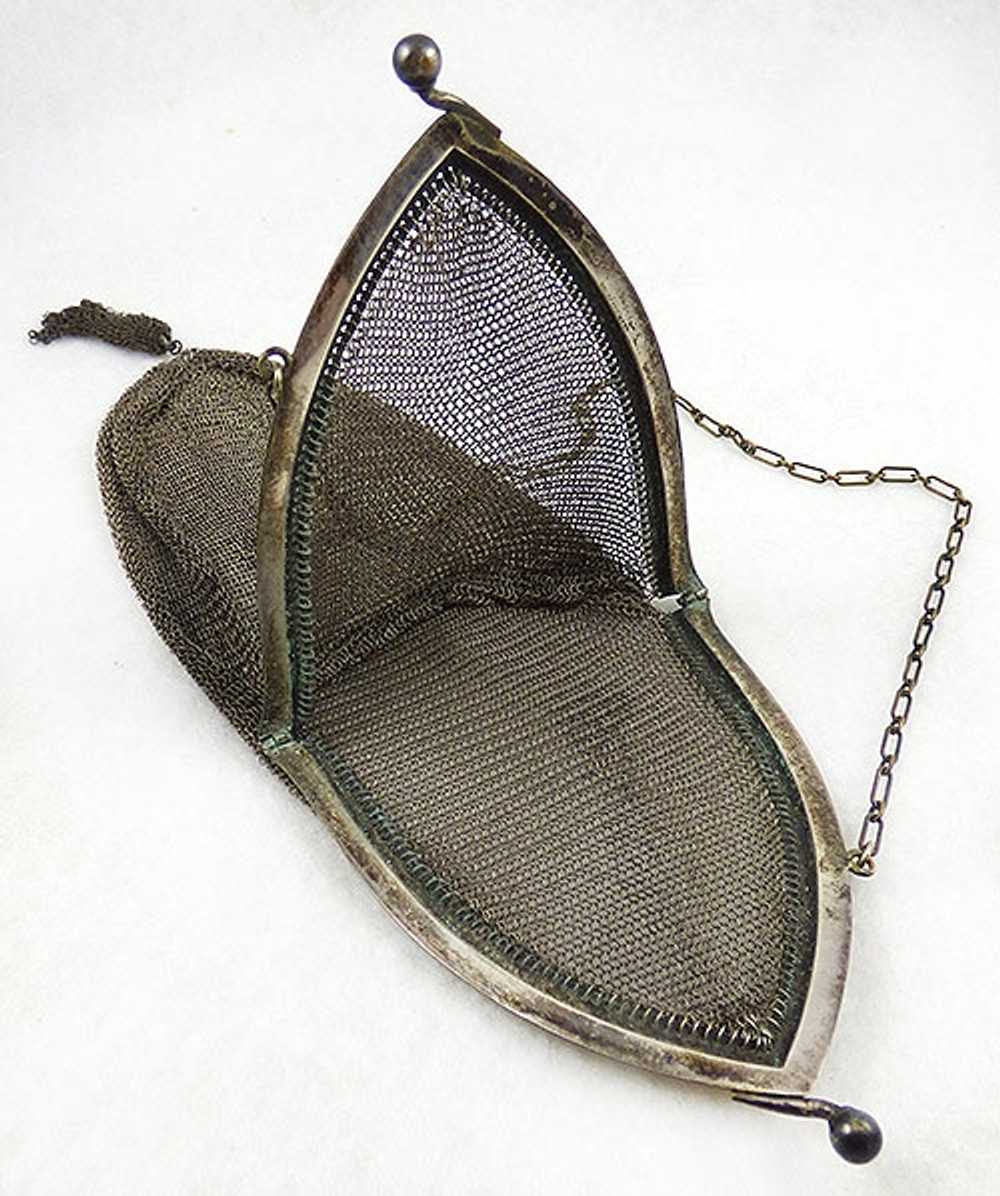 Whiting and Davis Silver Mesh Purse - image 2