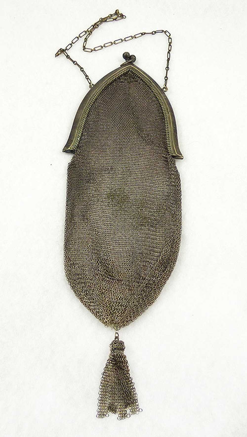 Whiting and Davis Silver Mesh Purse - image 3