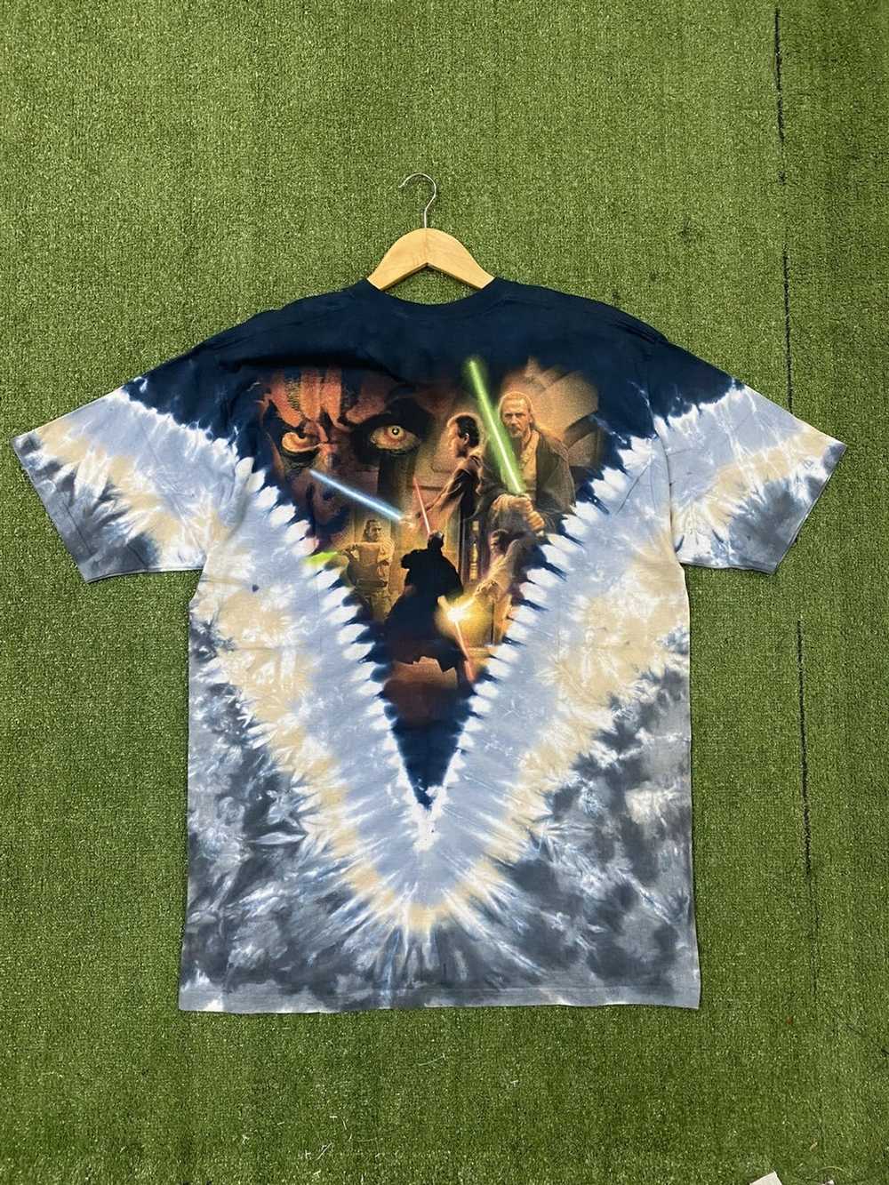 1990s Liquid Blue Steelers Tie Dye T-Shirt Size XL - Gem