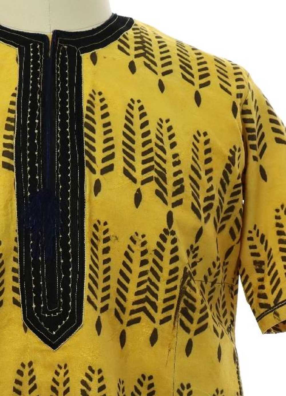 1990's Mens African Style Tunic Shirt - image 2