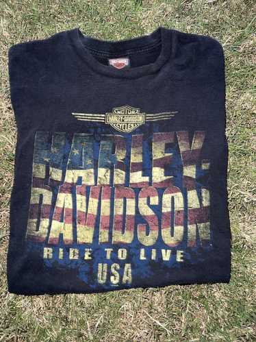 Harley Davidson × Vintage 2000s Harley tee