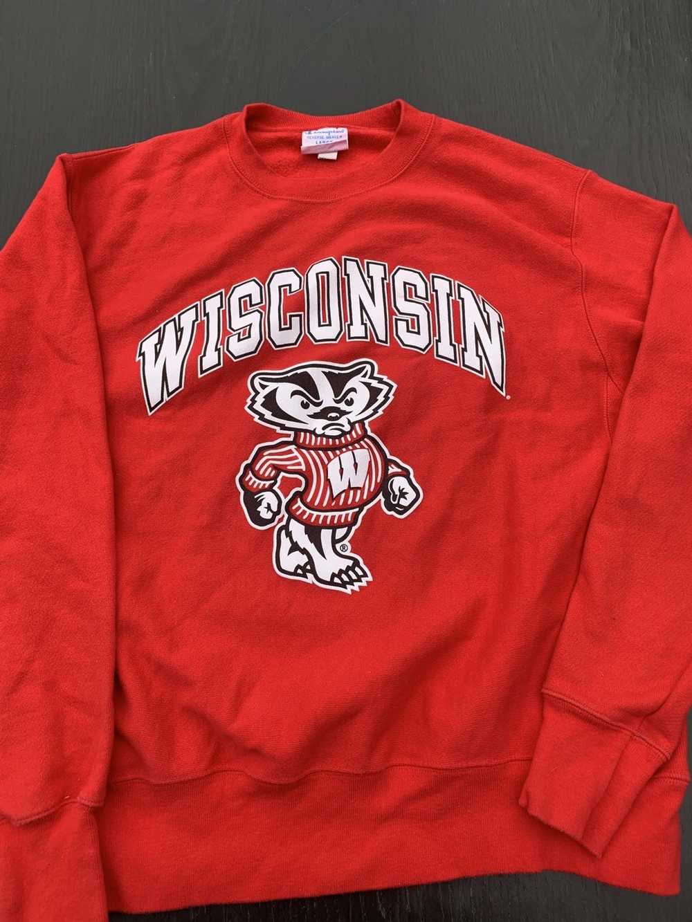 Champion 90’s Wisconsin Badgers REVERSE WEAVE - image 1