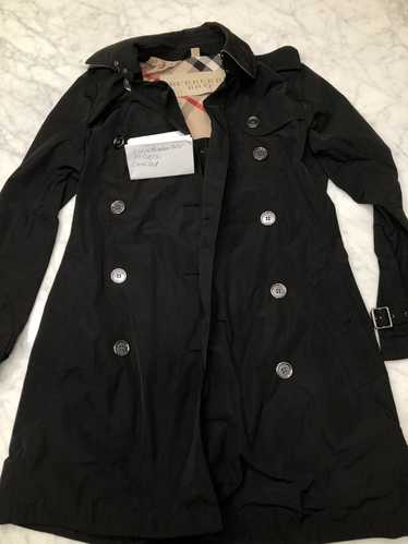 Burberry Authentic Burberry Black rain coat