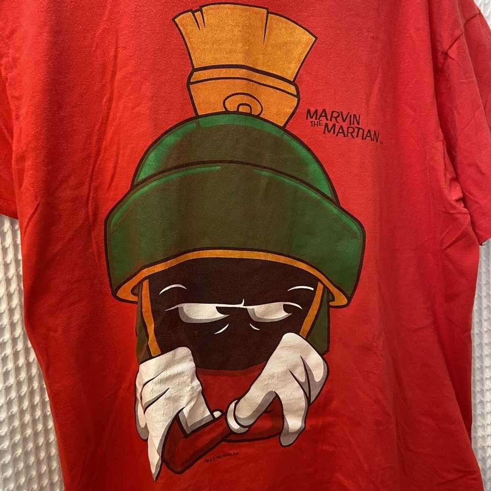 Hanes × Streetwear × Vintage Marvin the Martian 1… - image 3