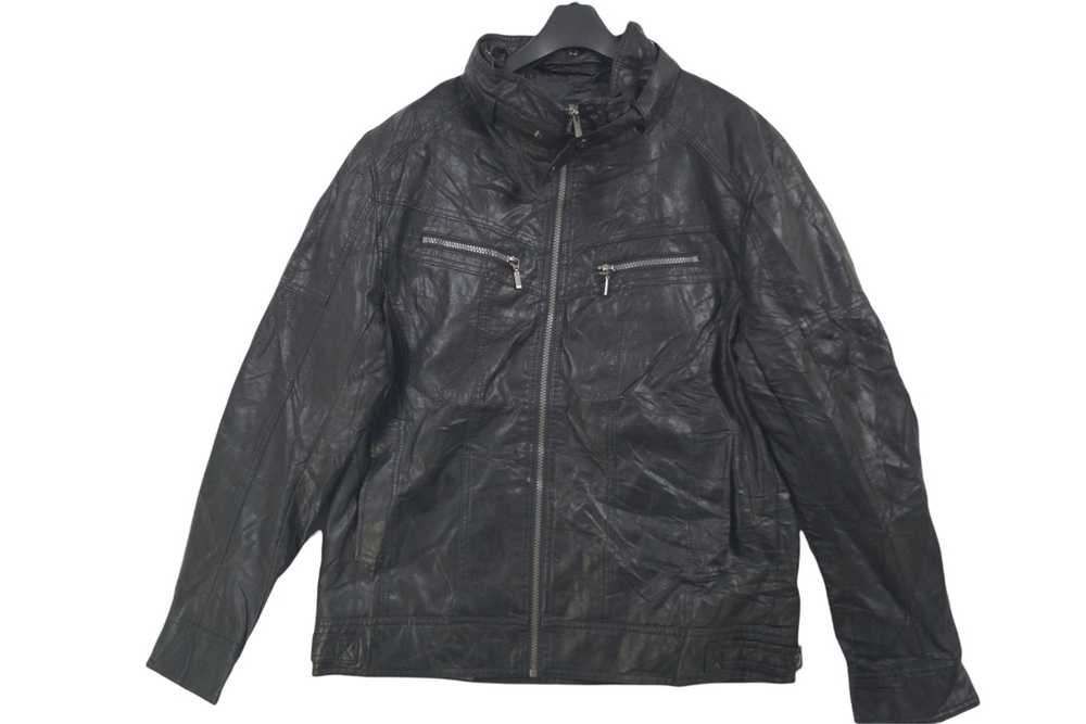 Leather Jacket × Vintage Rare!! Splendid Satisfac… - image 1