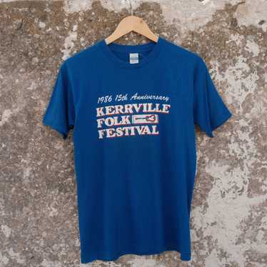 Vintage 80s Kerrville Folk Festival T-shirt (S) - image 1