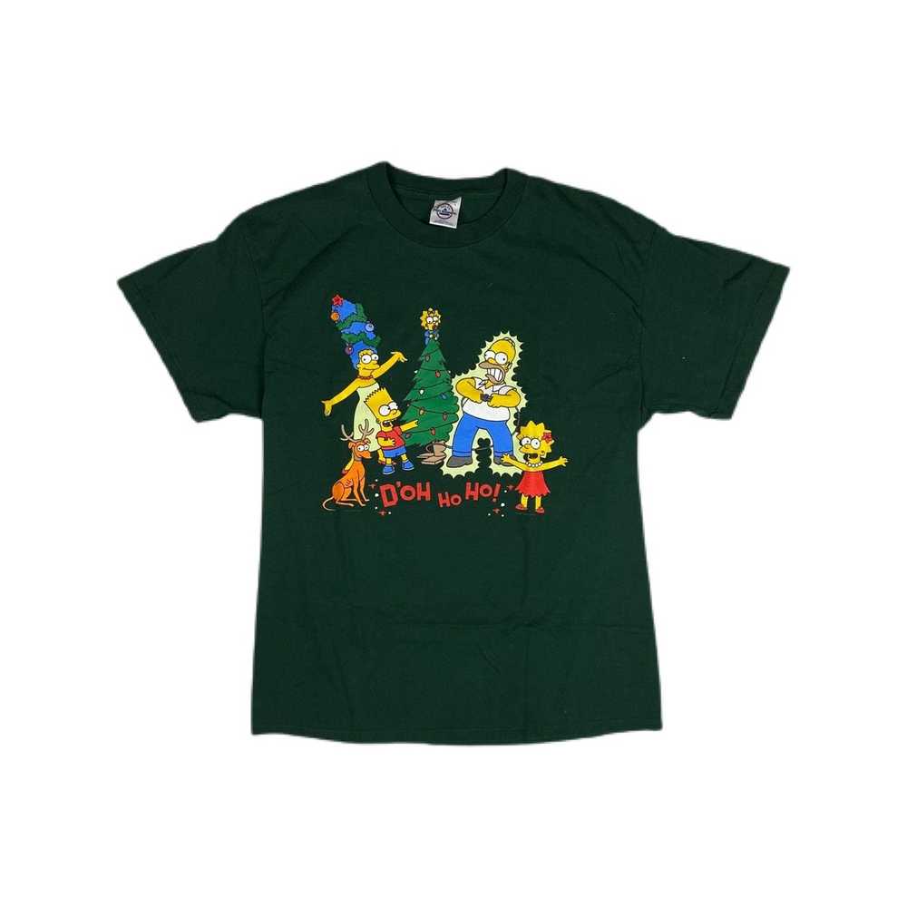 Vintage 2004 Simpsons Christmas Doh Ho Ho Tee L - image 1