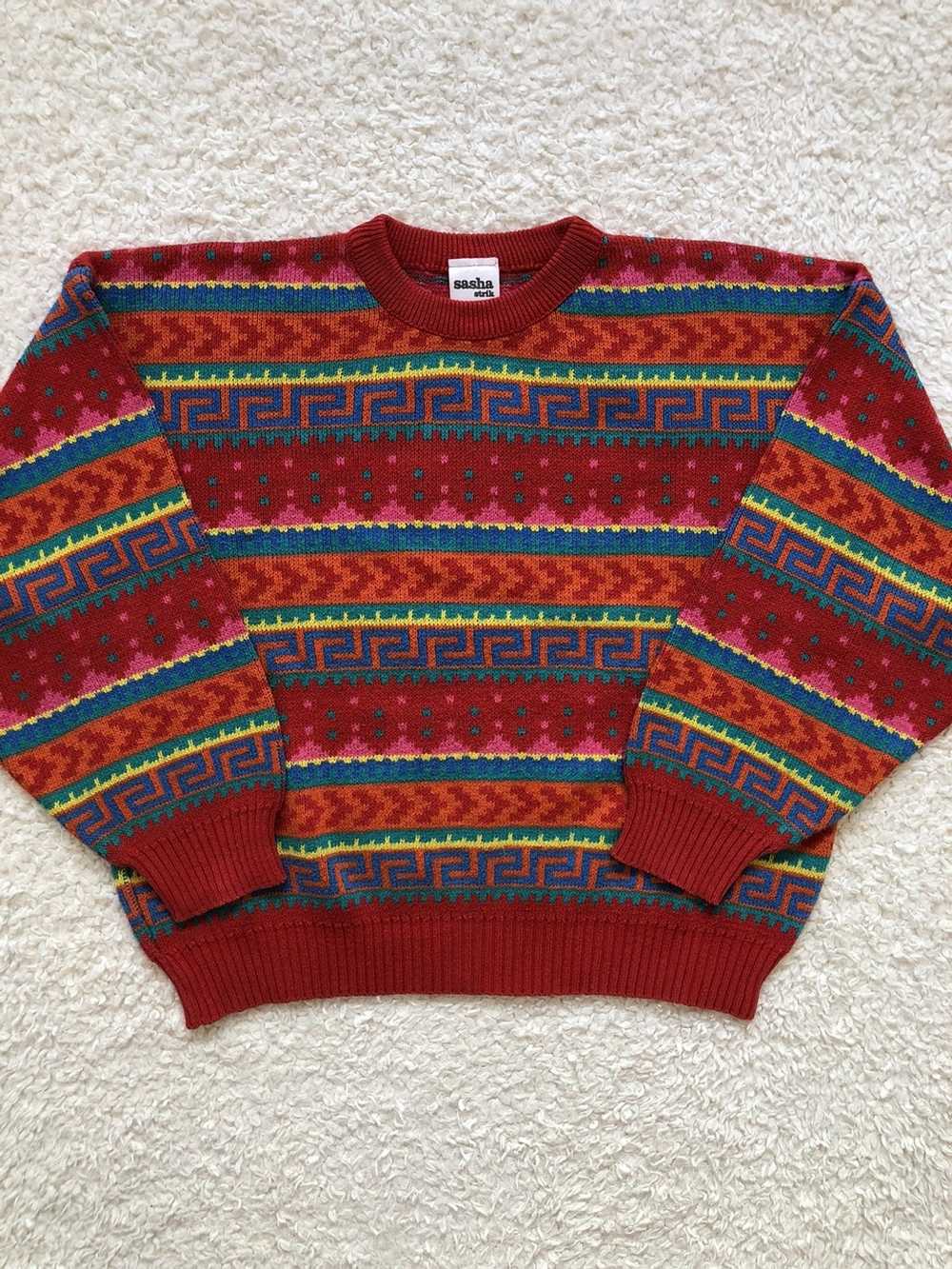 Vintage Sweater vintage multicolor boxy fit - image 2