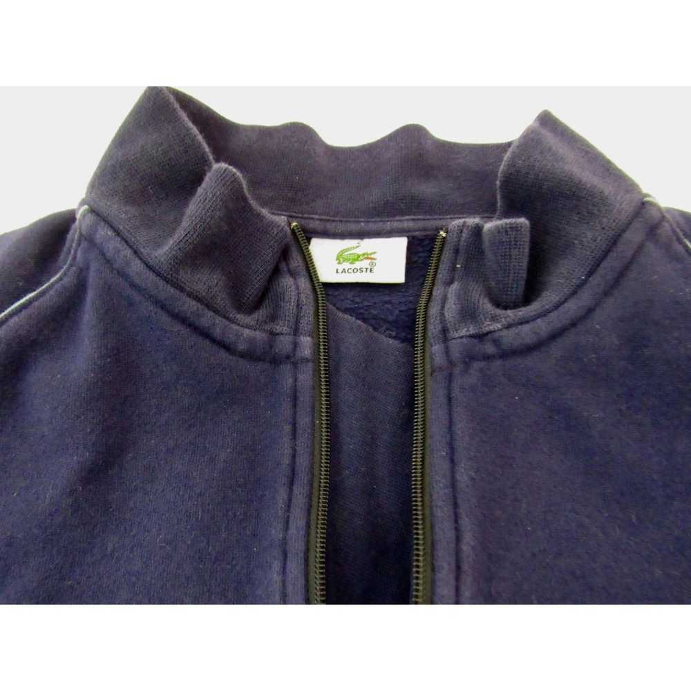 Lacoste Lacoste Size 4 Med Blue 1/4 Zip sweater - image 5