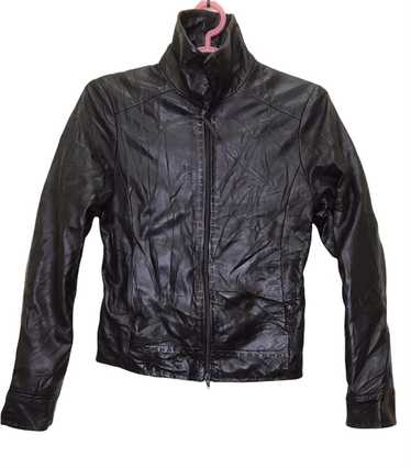Leather Jacket × Sisley × Vintage Sisley Leather J