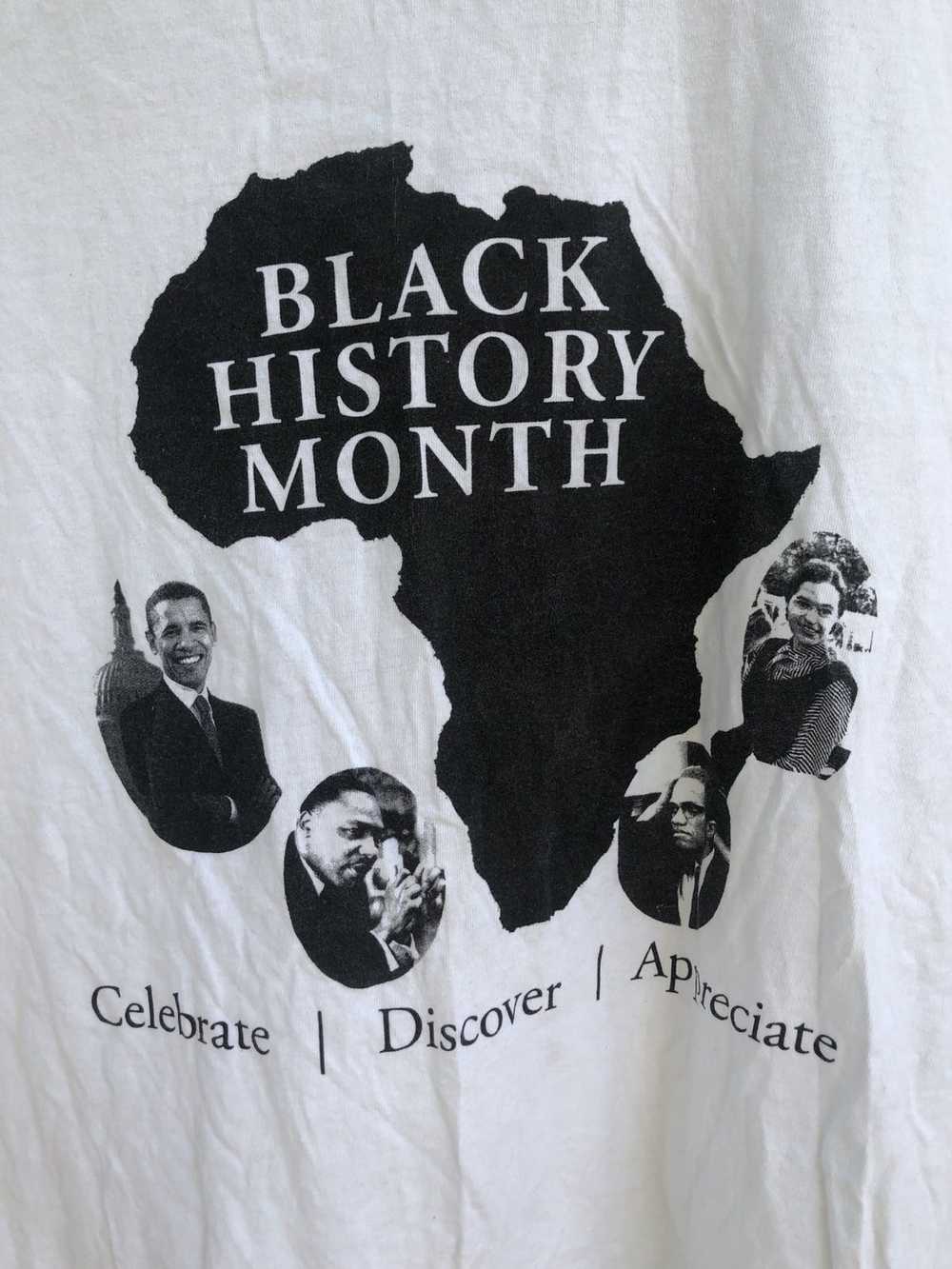Gildan × Vintage Vintage Black History Month Shirt - image 2
