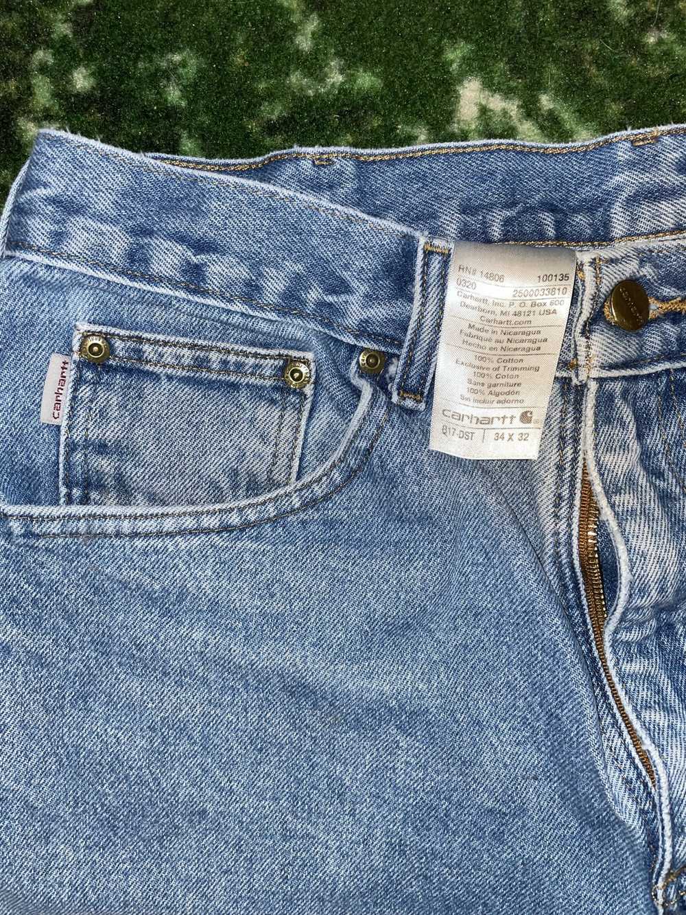Carhartt Vintage Carhartt Light Wash Jeans - image 3