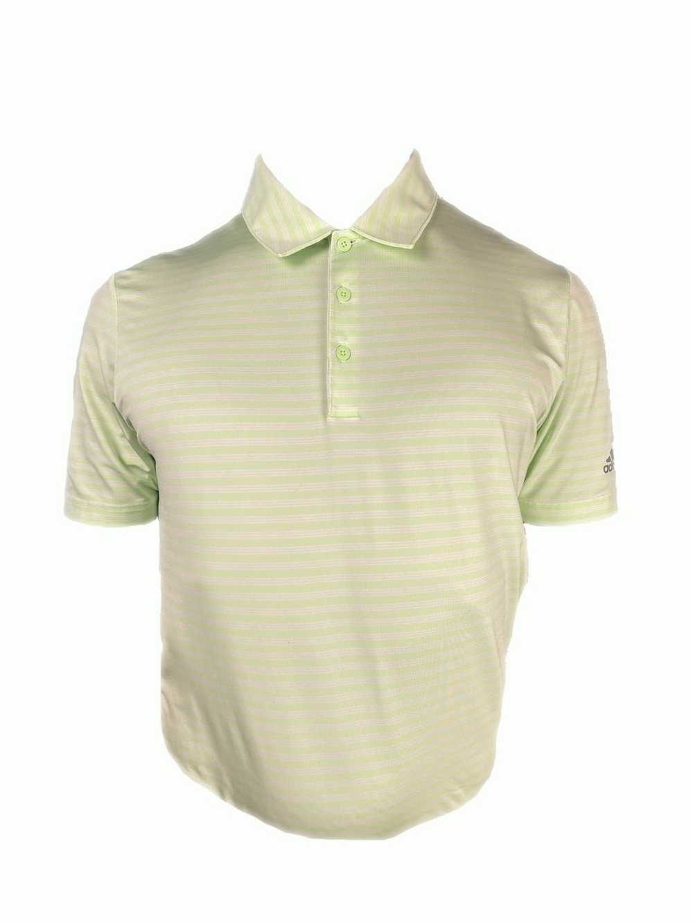 Adidas Adidas Green Striped Polo - image 1