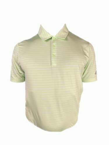 Adidas Adidas Green Striped Polo