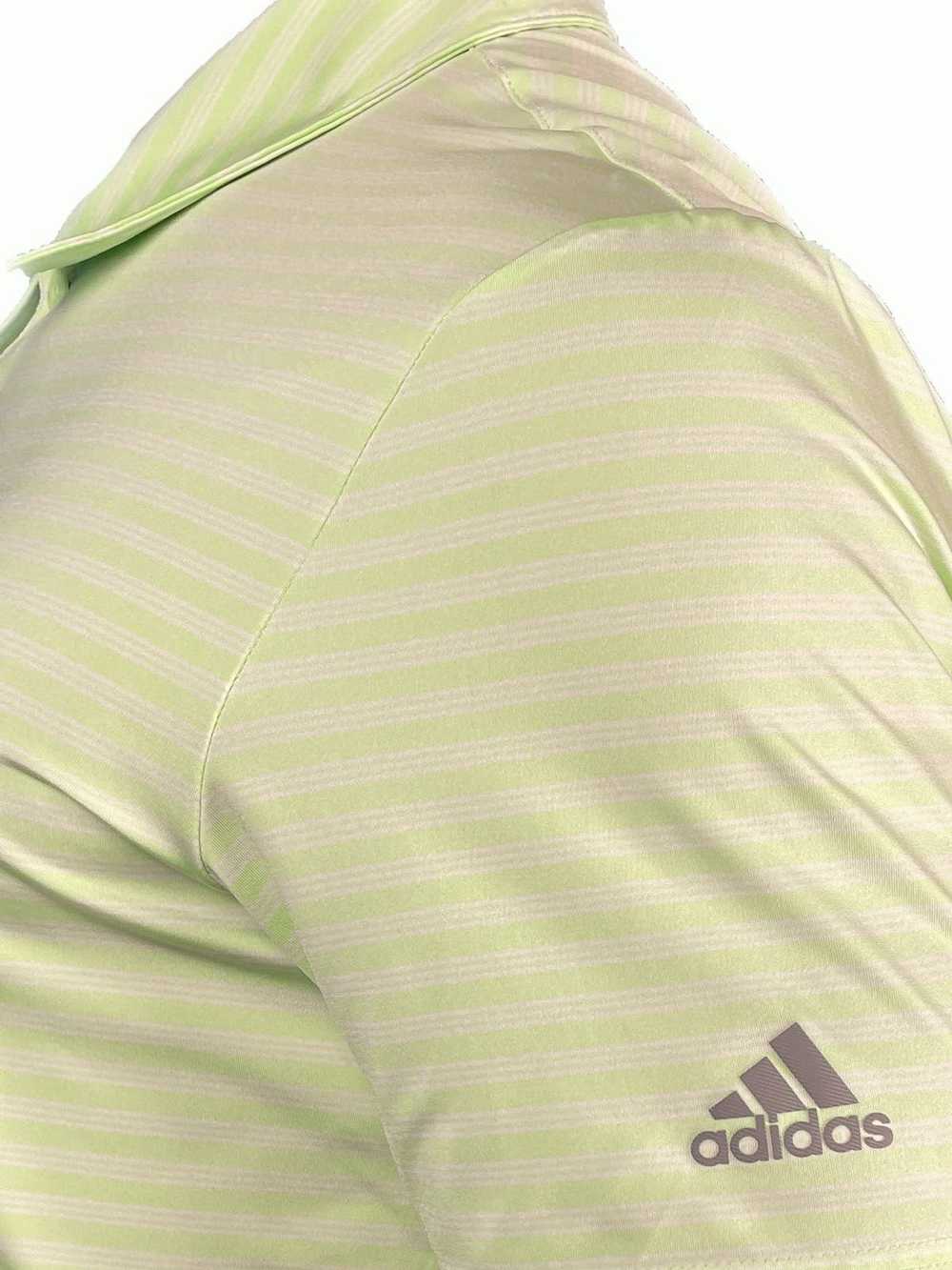 Adidas Adidas Green Striped Polo - image 2