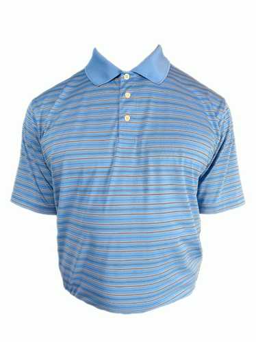 Pga Tour PGA Tour Striped Blue Polo
