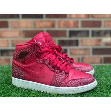 Nike Jordan 1 Retro Red Elephant Print - image 1