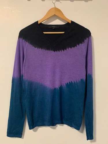 Gucci Gucci Tie-Dye Cashmere V-neck Sweater